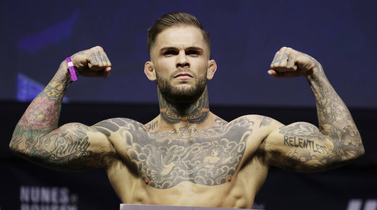 Cody Garbrandt withdrew from the fight against Rafael Assunsao