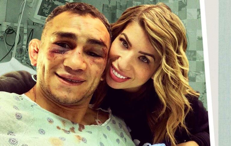 UFC fighter Tony Ferguson danced with a dropper in a video.
