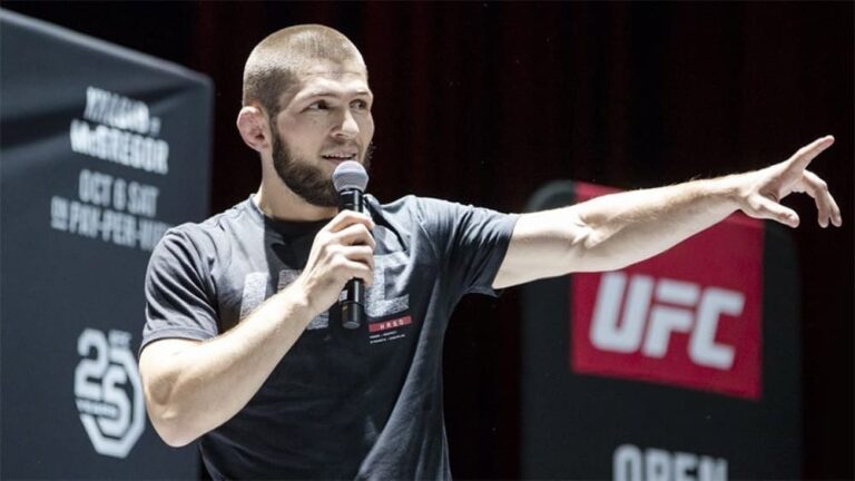 Khabib Nurmagomedov asked fans a question about Justin Gaethje. Find out here