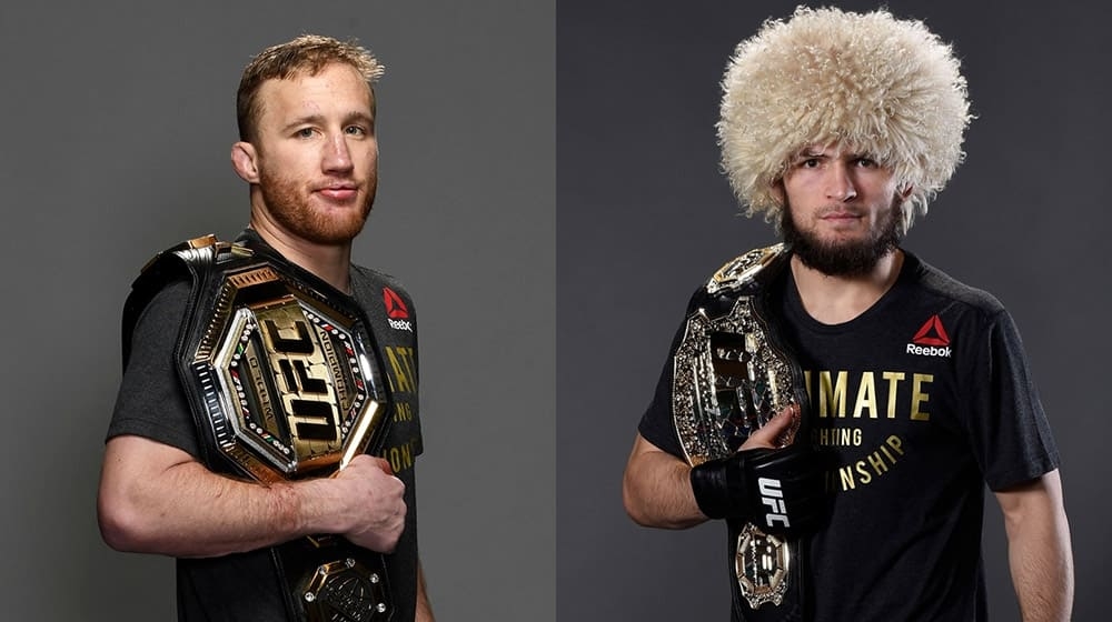 Named the date of the fight Khabib Nurmagomedov and Justin Gaethje