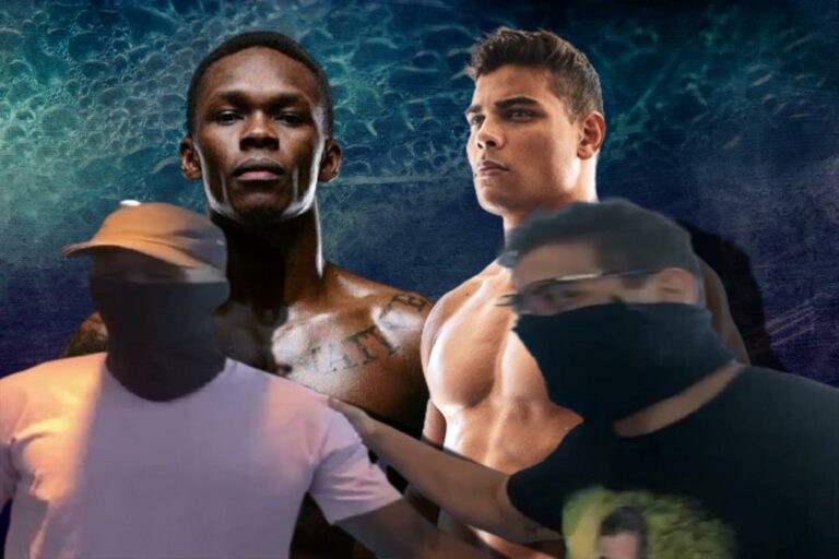Israel Adesanya and Paulo Costa a chance meeting between  caught on video
