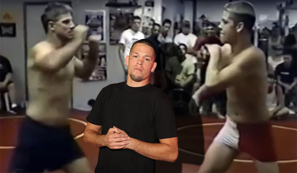 Nate Diaz's first fight has been published - he fought with his bare fists