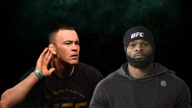 Tyron Woodley is about to knock out Covington hard