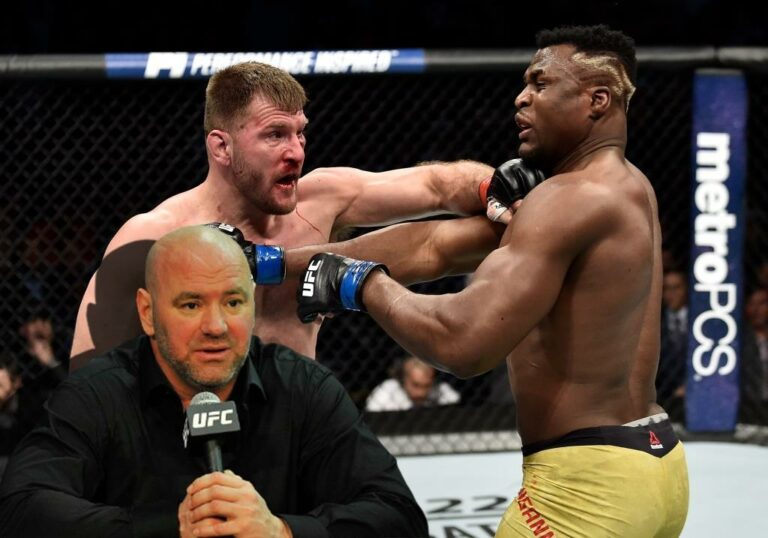 Dana White spoke about the fight between Stipe Miocic and Francis Ngannou
