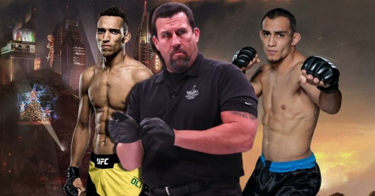 John McCarthy gave predictions for the fight between Tony Ferguson and Charles Oliveira