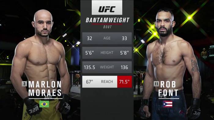Fight Video Marlon Moraes vs. Rob Font