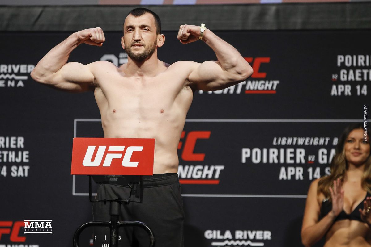 Muslim Salikhov withdrew from fight with Santiago Ponzinibbio after testing positive for COVID-19