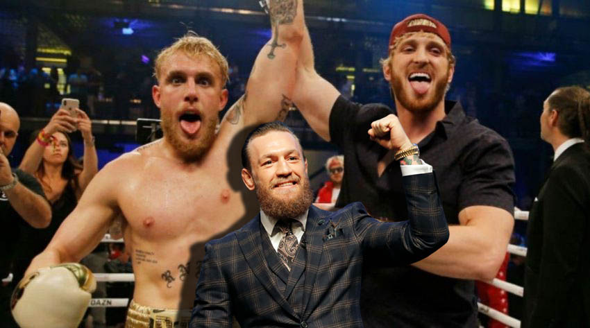 Conor McGregor spoke about his relationship with Logan and Jake Paul