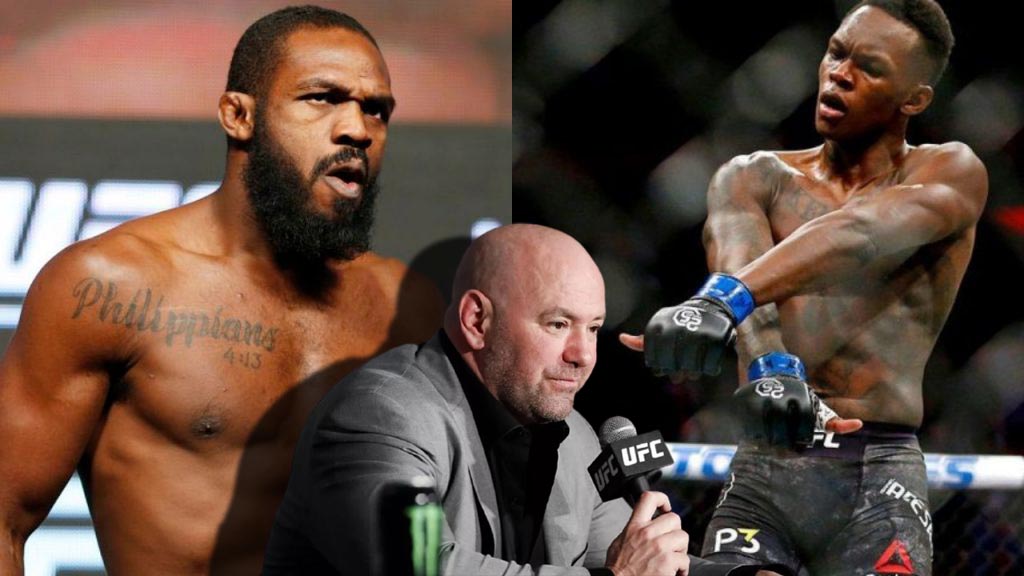 Dana White named the weight in which Jon Jones and Israel Adesanya should fight