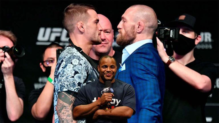 Daniel Cormier advises Dustin Poirier to be especially careful at the beginning of the fight with Conor McGregor