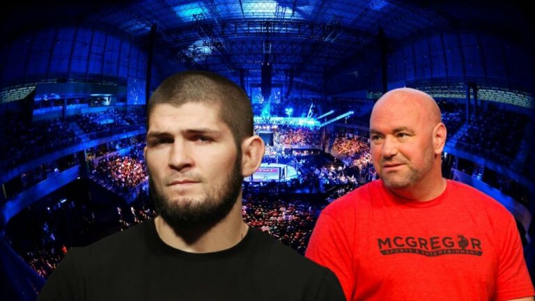 Khabib Nurmagomedov hinted at the outcome of his meeting with UFC President Dana White.