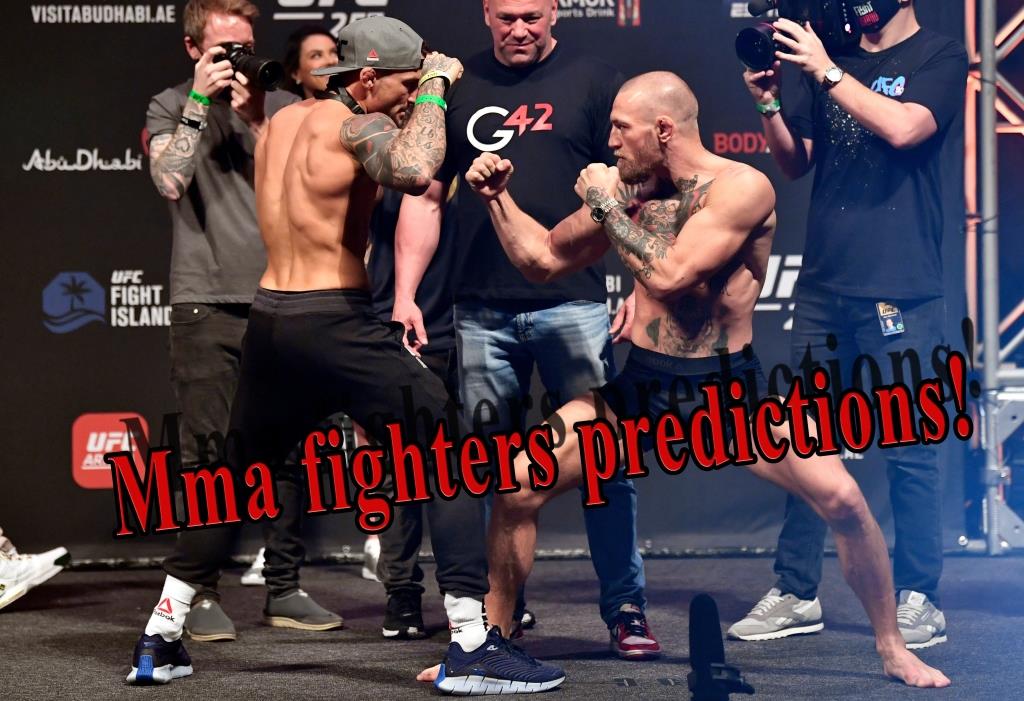 MMA fighters named the favorite to win the fight Conor McGregor - Dustin Poirier