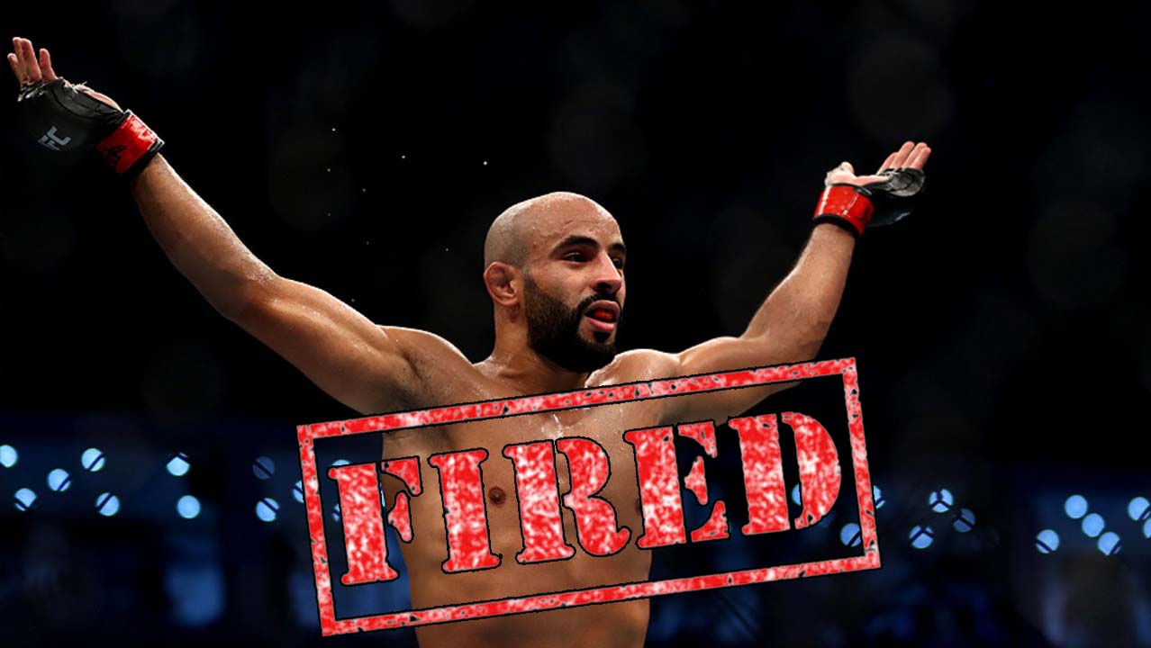 Ottman Azaitar was fired by the UFC for violating quarantine rules.