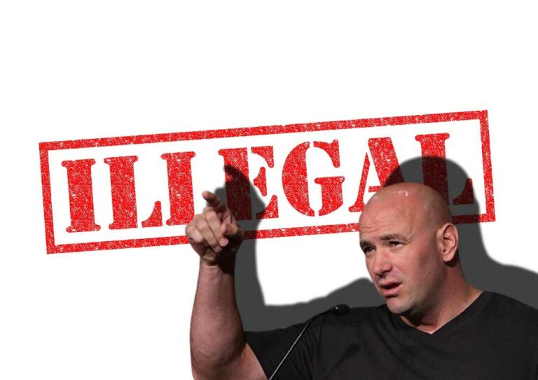 UFC head Dana White has made threats to illegal streamers.