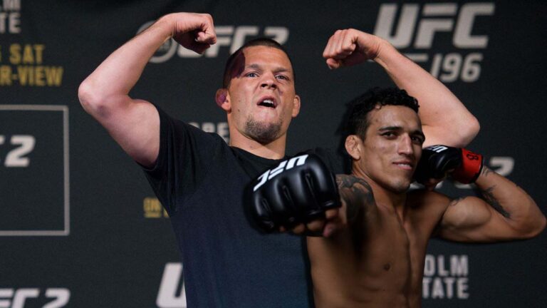 Charles Oliveira sees no point in fighting Nate Diaz.