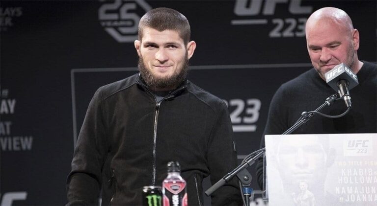 Khabib Nurmagomedov made a post on Instagram with Dana White about his retirement.