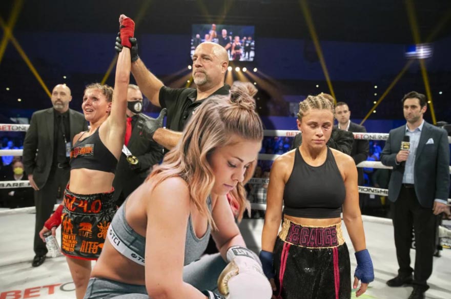 Paige Vanzant talks about immediate rematch with Britain Hart
