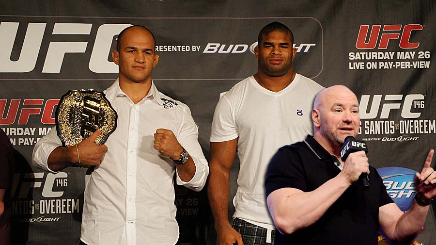 Dana White commented on the dismissal of Overeem and Dos Santos