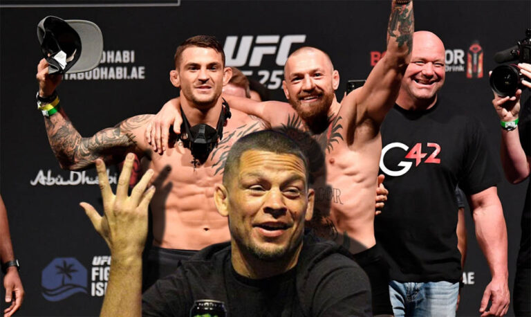 Conor McGregor wants two belts for the Poirier trilogy at once, Diaz ironically replied