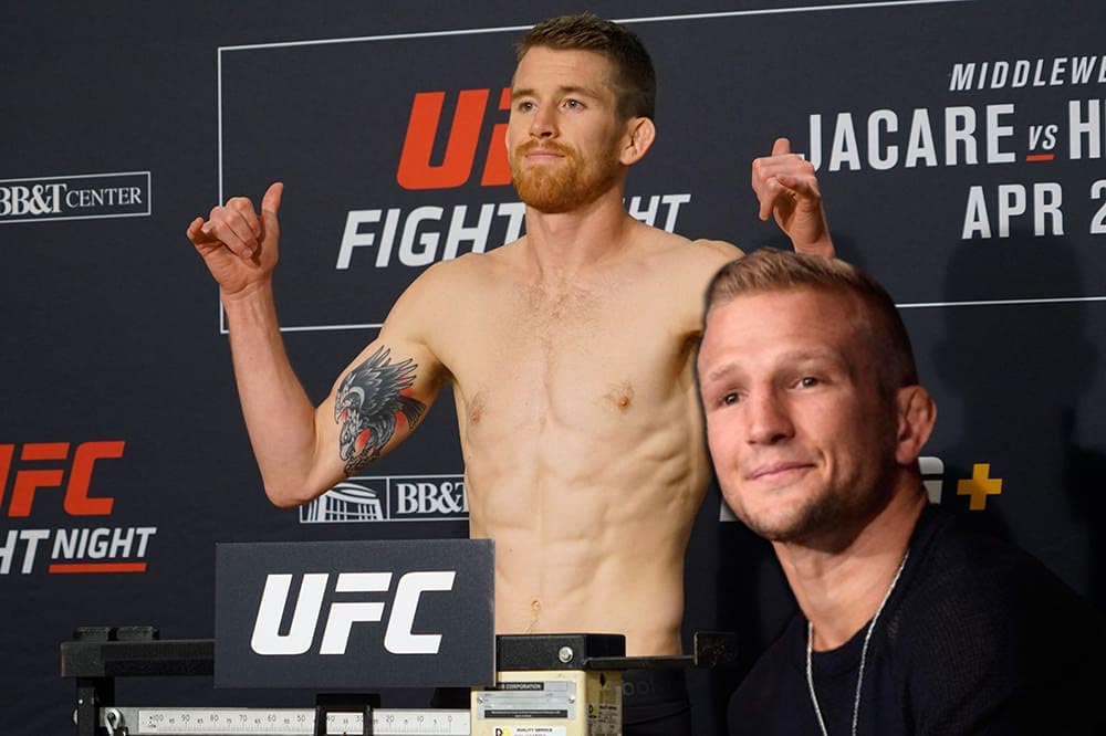 TJ Dillashaw says rude about Cory Sandhagen.