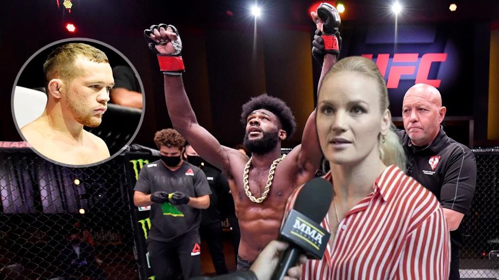 Valentina Shevchenko discussed the illegal knee kick from Petr Yan to the side by Aljamain Sterling.