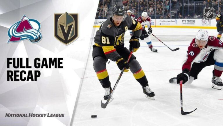 NHL Game Highlights | Avalanche vs. Golden Knights – May 10, 2021