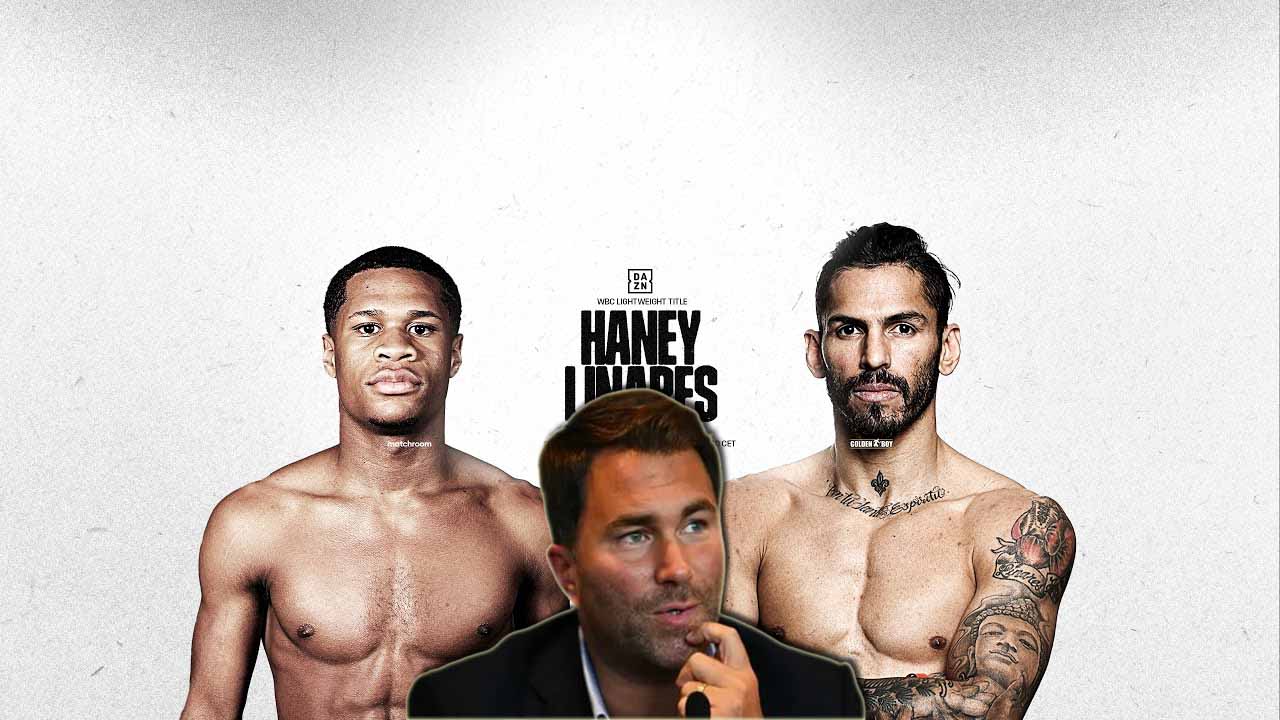 Eddie Hearn expecting Devin Haney is ready for his benchmark against Jorge Linares