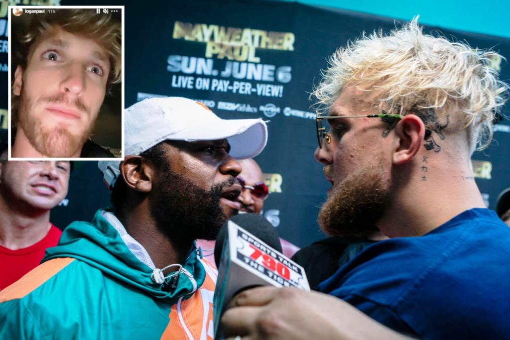 Jake Paul wants Floyd Mayweather to risk his record during their duel