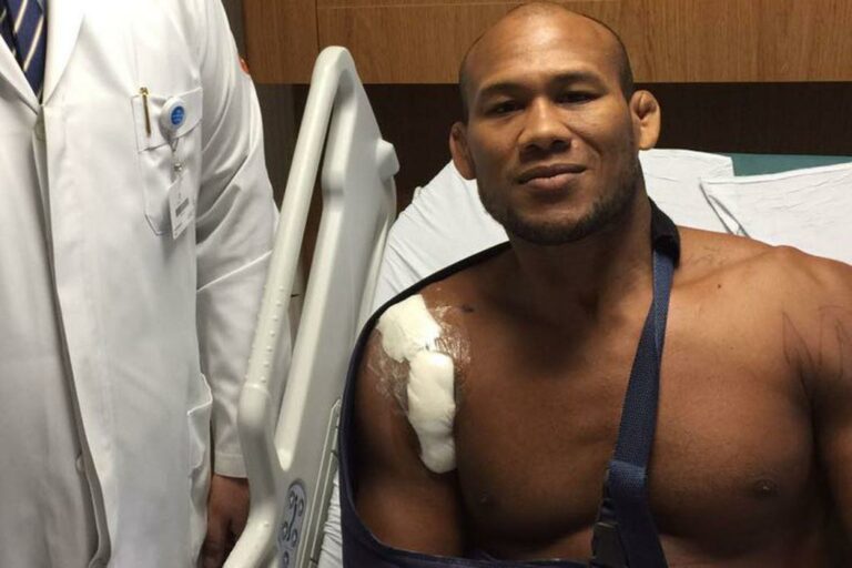 Ronaldo Souza successfully underwent arm surgery and is expected to recover in six months