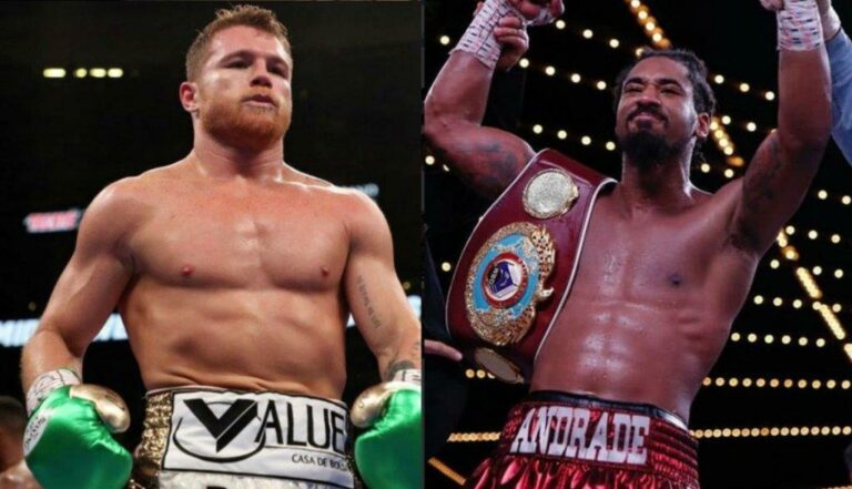 Saul Alvarez besieged Demetrius Andrade at a press conference: “Get the f*ck out of here, you are a terrible fighter”