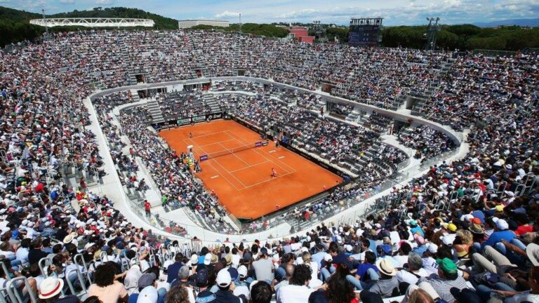 Tennis returned to Rome.