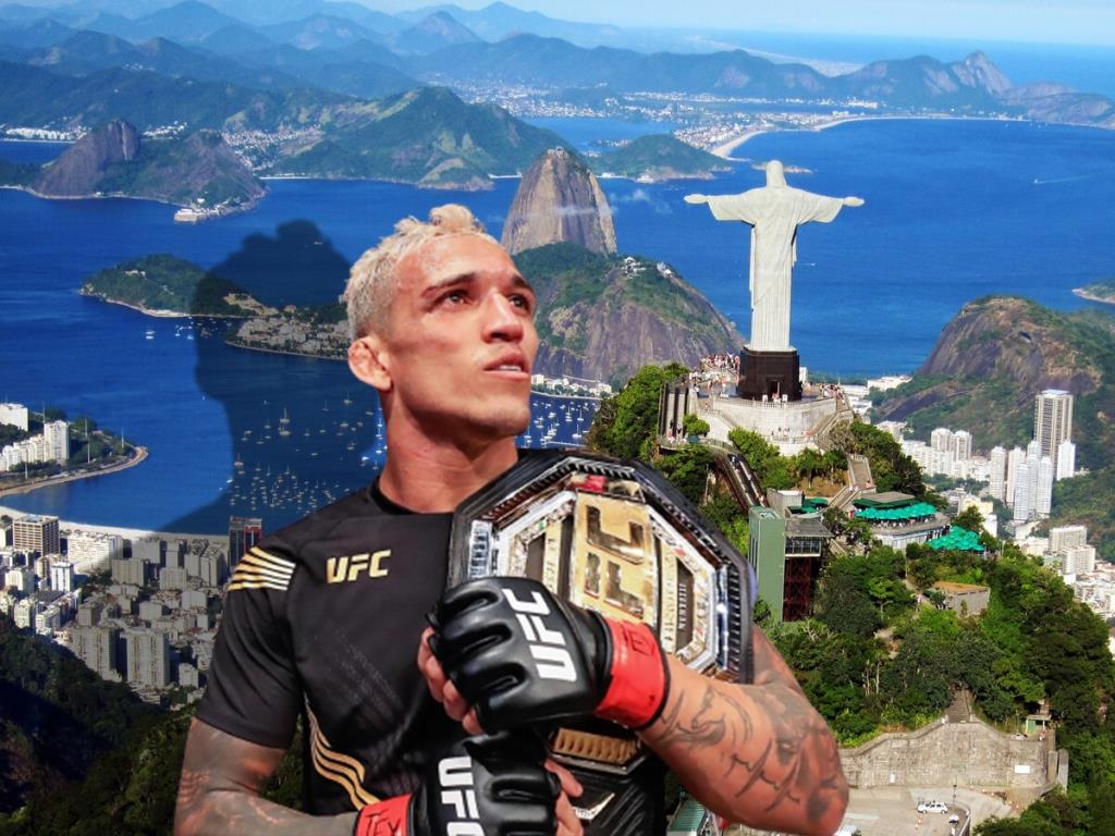 UFC champion Charles Oliveira returns to Brazilian favelas in triumph