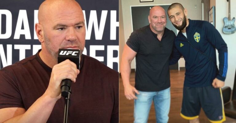 UFC head Dana White spoke about plans for Khamzat Chimaev