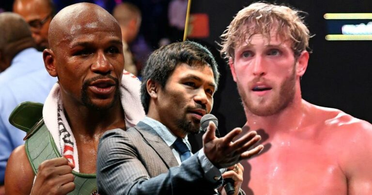 Manny Pacquiao gives his damning reaction: Floyd Mayweather vs Logan Paul