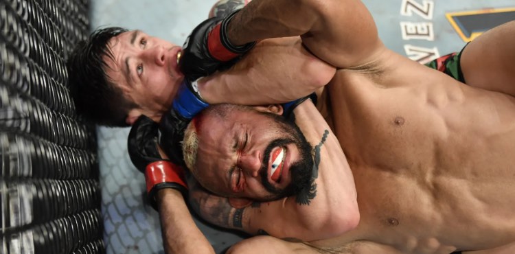 Brandon Moreno "strangled" Deiveson Figueiredo at UFC 263, becoming the new light heavyweight champion