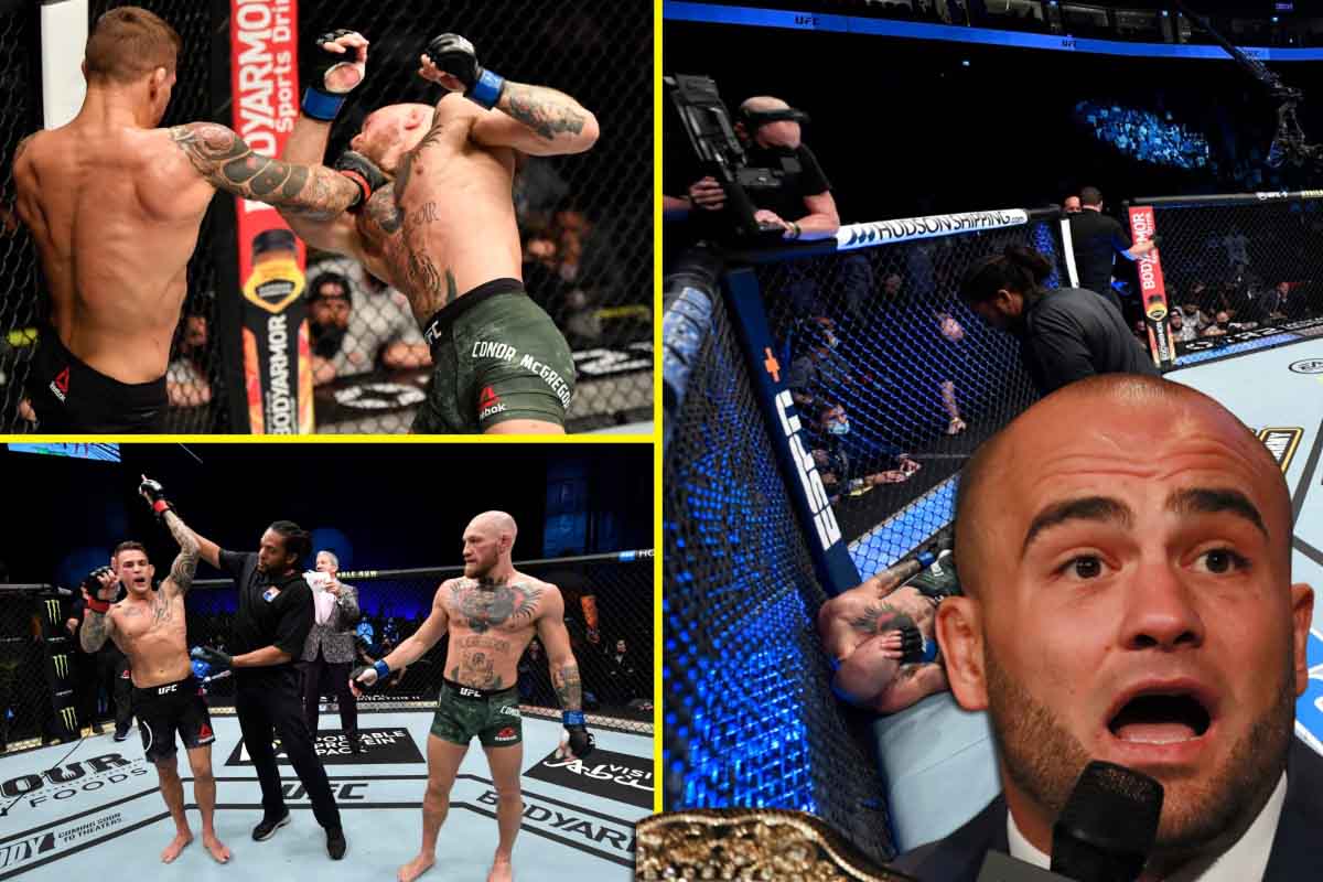 Eddie Alvarez was “surprised” Dustin Poirier knocked out Conor McGregor at UFC 257