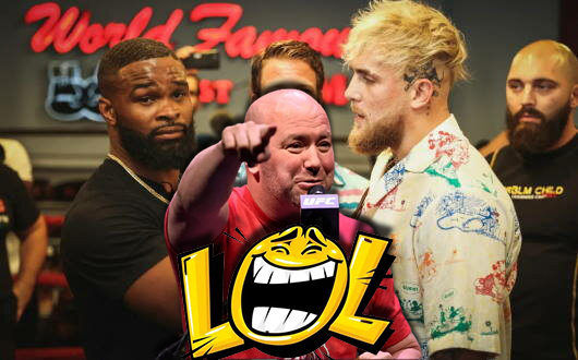 Dana White slams Jake Paul and Tyron Woodley, laughs at supposed payday for boxing match: "It’s all a bunch of bullsh*t"