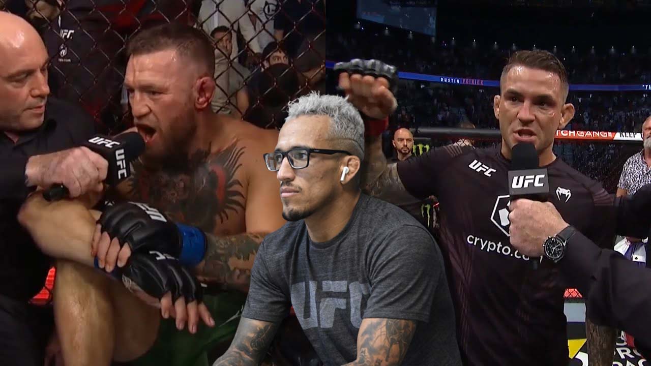 Charles Oliveira reacted to the victory of Dustin Poirier over McGregor and declared his readiness to fight with Dustin