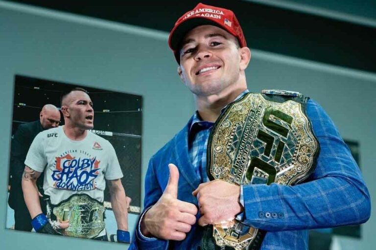 Colby Covington explained why TJ Dillashaw will lose against Cory Sandhagen at UFC Vegas 32.