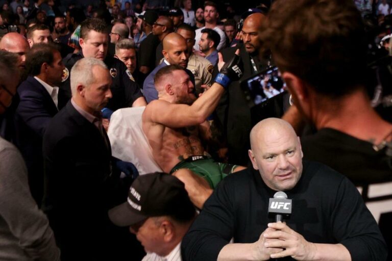 Dana White spoke about the injury of Conor McGregor