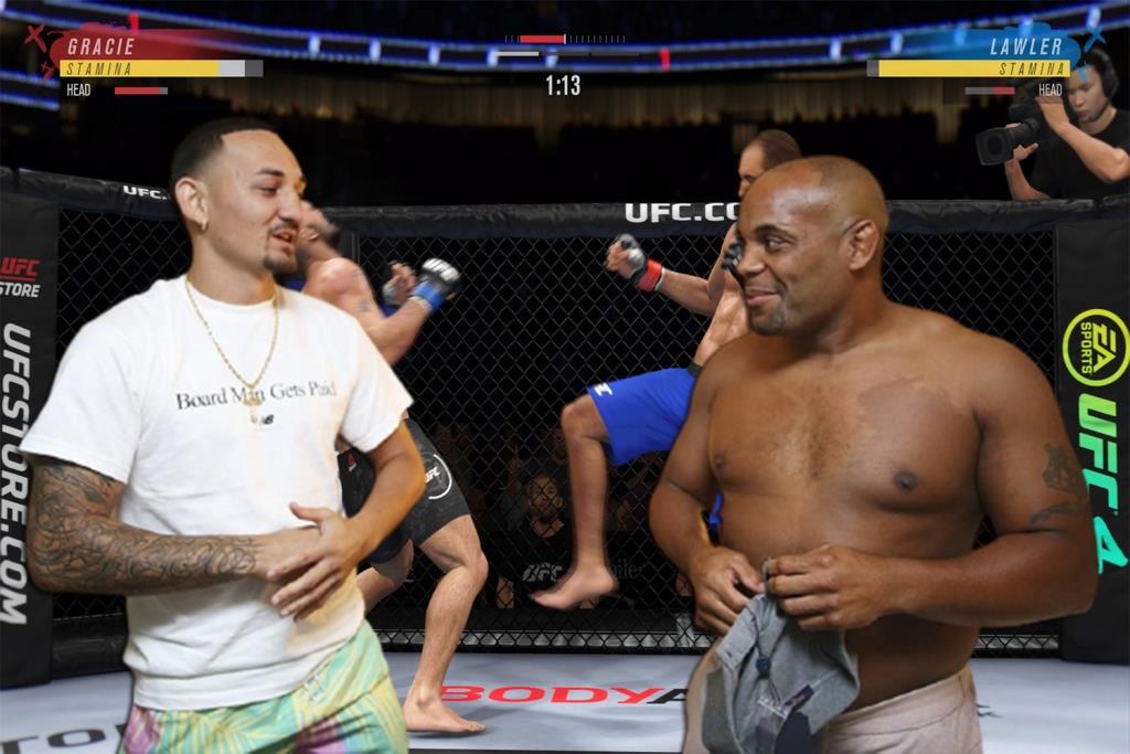 Daniel Cormier trolls Max Holloway after knocking him out in EA Sports UFC 4