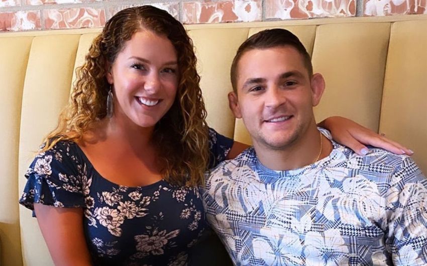 Dustin Poirier's wife showed Conor McGregor the middle finger in the octagon