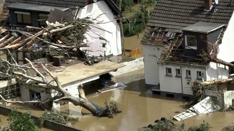 Hundreds injured and more than 1,000 missing in one German district alone, amid severe floods