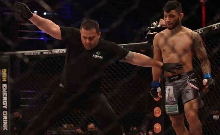LFA 111 video: crazy knockout from  Marcos Breno