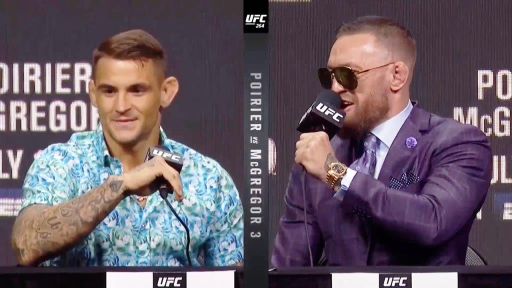 Conor McGregor continues to troll Dustin Poirier about his wife.