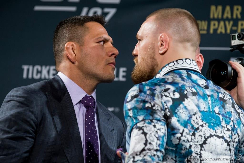 Rafael dos Anjos fired back after McGregor said to put him in the cage against him at UFC 264