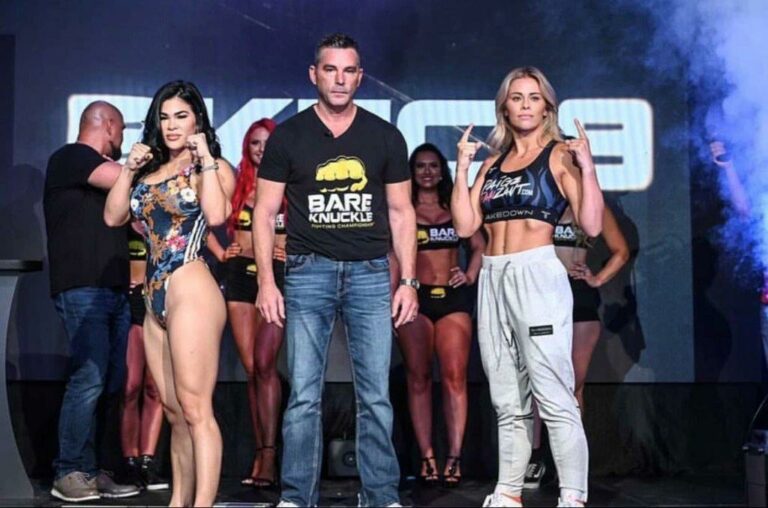 The reaction of professional fighters after the fight Rachael Ostovich vs Paige VanZant at BKFC 19