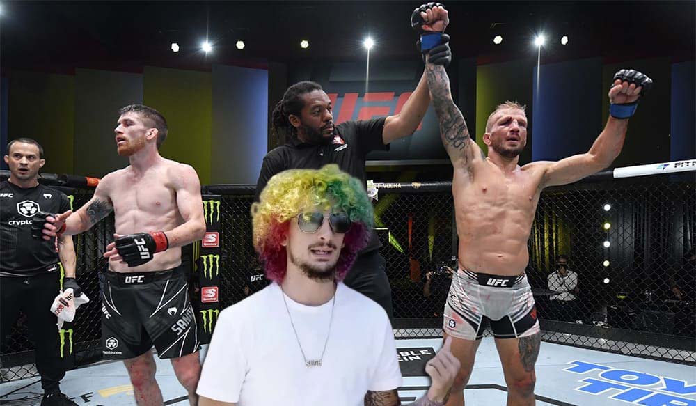 UFC news Sean O'Malley praised TJ Dillashaw for his fight with Cory Sandhagen at UFC on ESPN 27