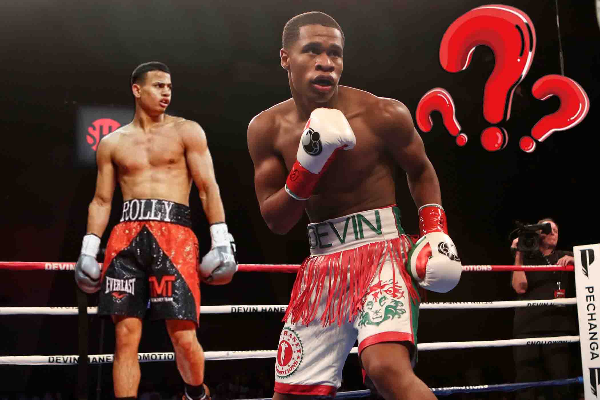 BOXING News: Devin Haney played a joke on Rolando Romero, trying to find him in the trash can