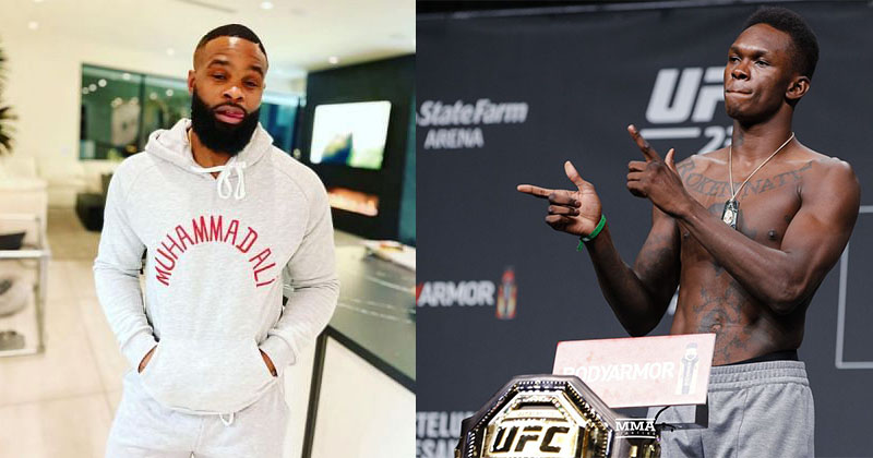 Boxing news Israel Adesanya advised the next opponent for Tyron Woodley for the next fight